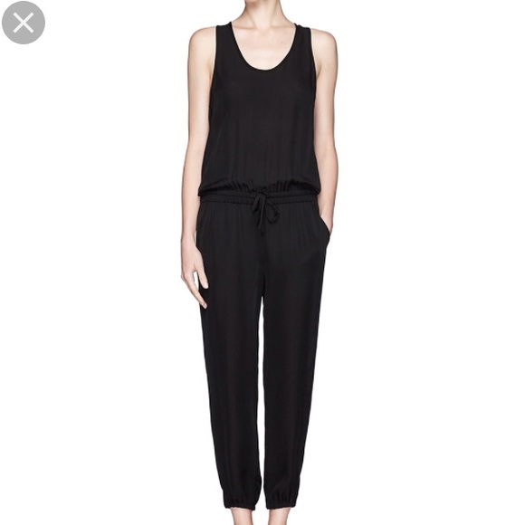 theory silk jumpsuit
